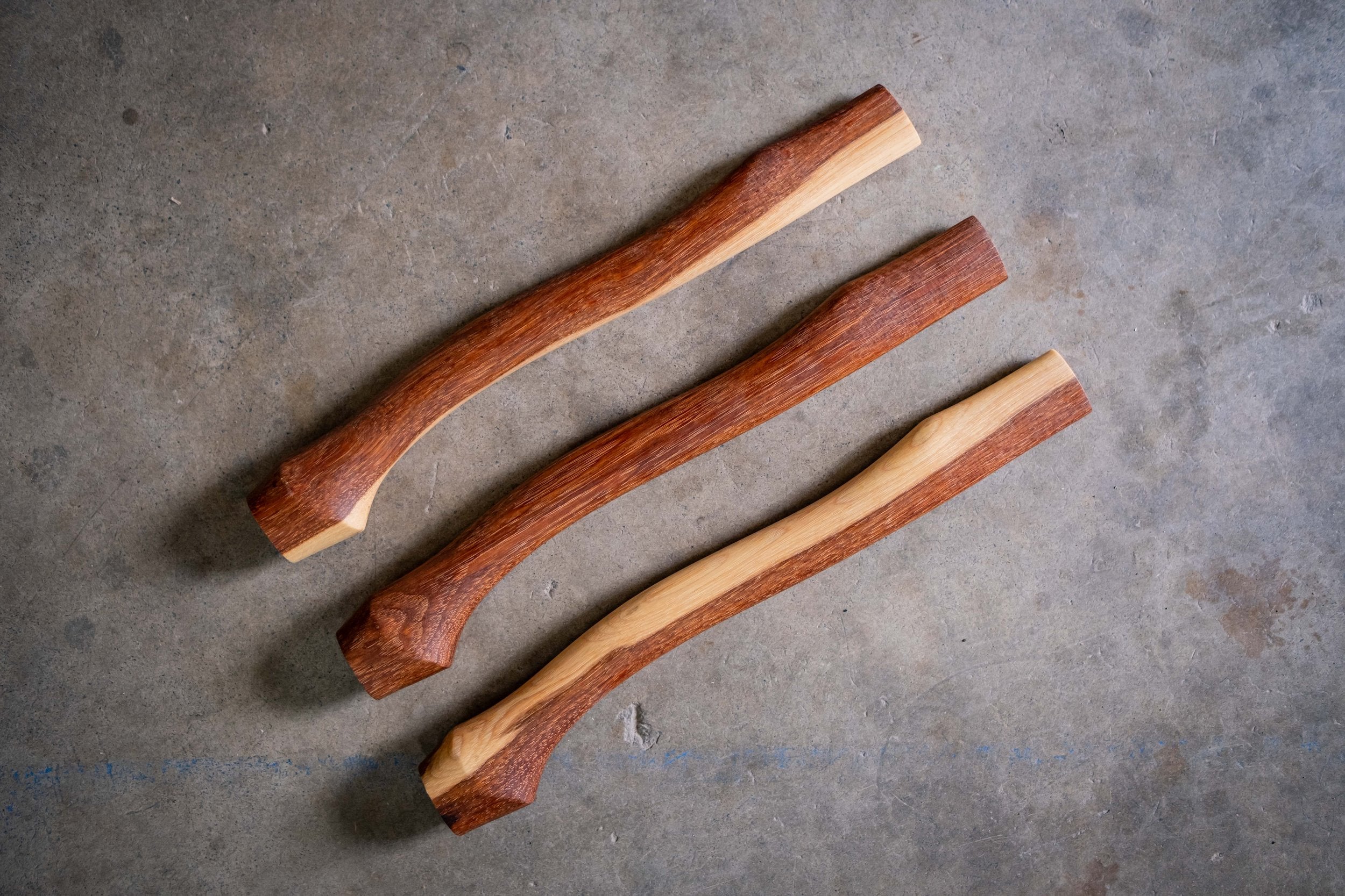 Set of 3 Matching 15" Oval Handles #7