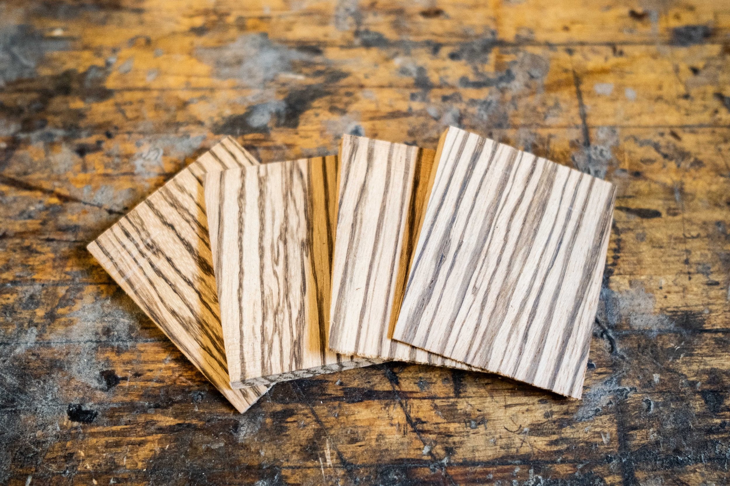 zebra wood wedge
